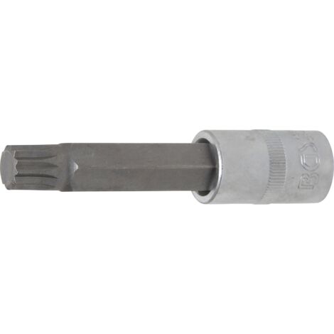 Bit-Einsatz Länge 100 mm Antrieb Innenvierkant 12,5 mm (1/2") Innenvielzahn (für XZN) M14 (1/2)