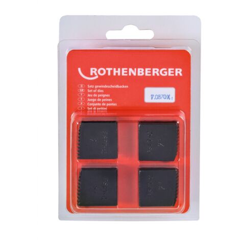 ROTHENBERGER 4x SC Schneidbacken BSPT R 2" - 070870X