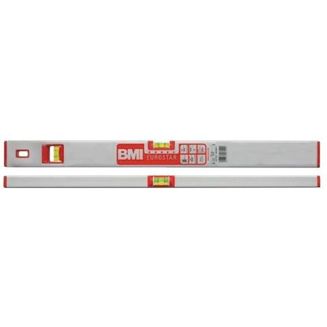 BMI Wasserwaage EUROSTAR 690 E 200cm Alu.silber ± 0,5mm/m - 690200E