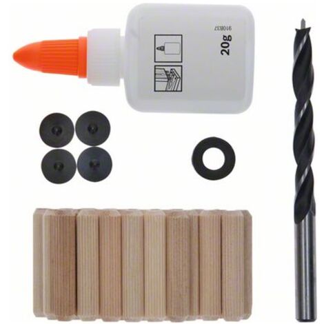Bosch Holzdübel-Set, 32tlg., 8 mm, 40 mm - 2607000542
