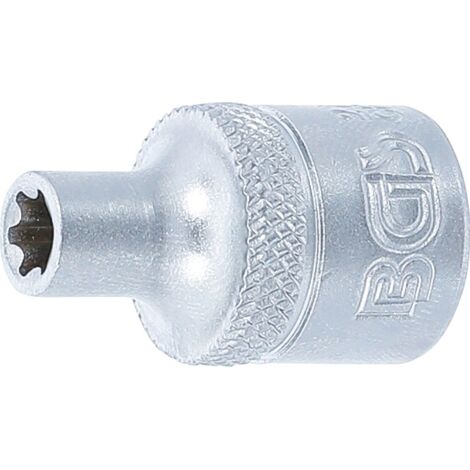 BGS Steckschlüssel-Einsatz E-Profil Antrieb Innenvierkant 10 mm (3/8") SW E6 - 2712 (1/3)