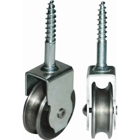 Vogelrolle 471 Grauguss D.80mm Trgf.max.30kg Nut 8,5mm