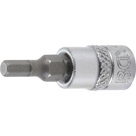 BGS Bit-Einsatz 6,3 (1/4) Innen-6-kant 4 mm - 2498 (1/3)