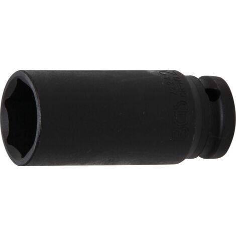 Kraft-Steckschlüssel-Einsatz Sechskant, tief  Antrieb Innenvierkant 12,5 mm (1/2")  SW 24 mm (1/4)