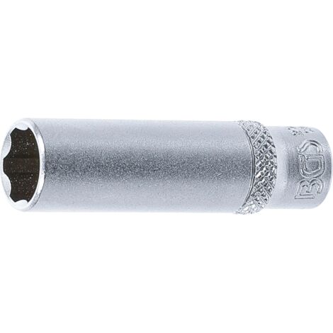 BGS Steckschlüssel-Einsatz Super Lock tief Antrieb Innenvierkant 6,3 mm (1/4&quot) SW 10 mm - 2970