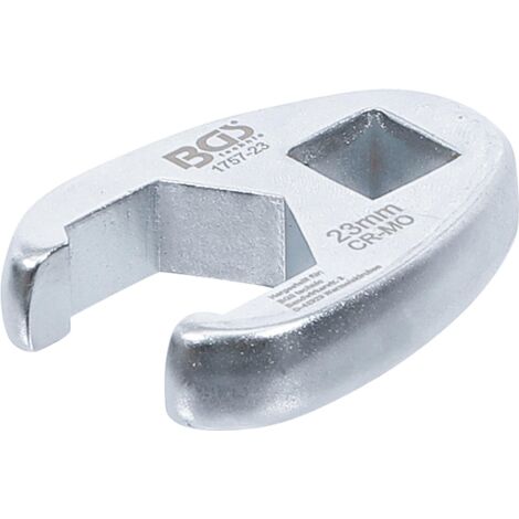 BGS Hahnenfußschlüssel Antrieb Innenvierkant 12,5 mm (1/2&quot) SW 23 mm - 1757-23