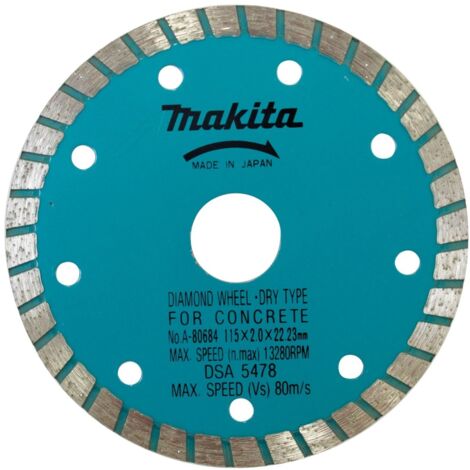 Makita Diamanttrennscheibe 115 mm Pfanne - A-80684
