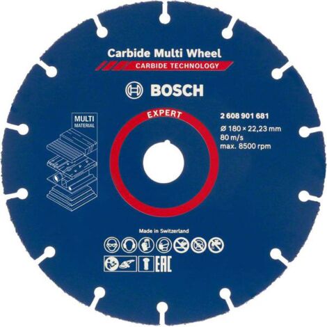 Bosch EXPERT Carbide Multi Wheel Trennscheibe, 180 mm, 22,23 mm - 2608901681