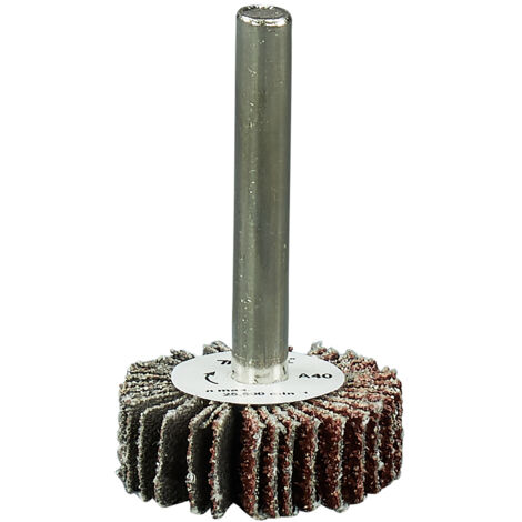 Set Lamellenschleifer 80×30 Mm – 6 Mm Schaft, Körnung 40–120 Wählbar – Für Bohrmaschinen, Metall Und Holz – Ideal Zum Polieren Und Schleifen