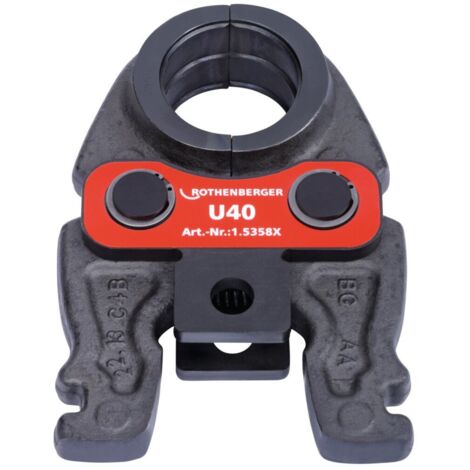 ROTHENBERGER Pressbacke, Compact, U, 40mm - 015358X