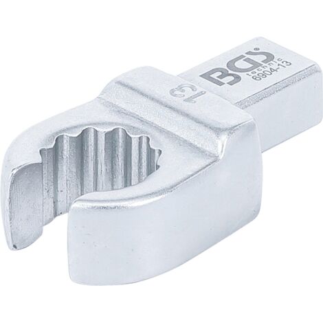 BGS Einsteck-Ringschlüssel offen 13 mm Aufnahme 9 x 12 mm - 6904-13 (1/3)
