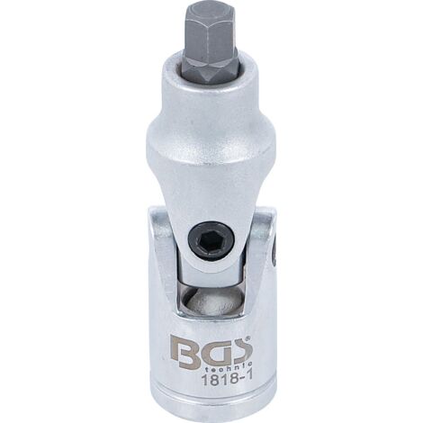 BGS Gelenk-Einsatz Antrieb 10 mm (3/8&quot) Innensechskant 7 mm - 1818-1 (1/3)