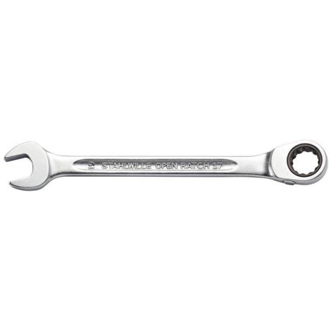 Stahlwille Maulringratschenschlüssel OPEN-RATCH 17 ( 8000647192 ) Schlüsselweite 24 mm Länge 296 mm