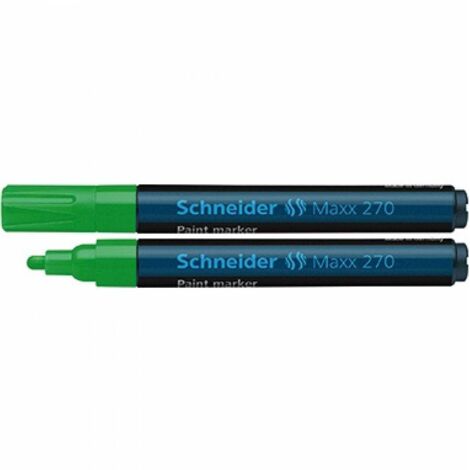 Schneider Lackmarker Maxx 270 127004 1-3mm Rundspitze grün (1/5)