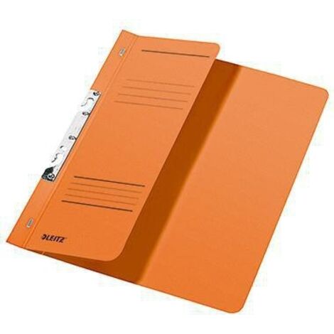 Leitz Einhakhefter 37440045 DIN A4 kfm. Heftung Karton orange (1/4)