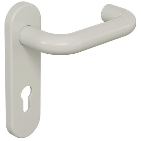 Kurzschildgarnitur 111R01.110 97 Ku.97 PZ rd Drückergrt.HEWI