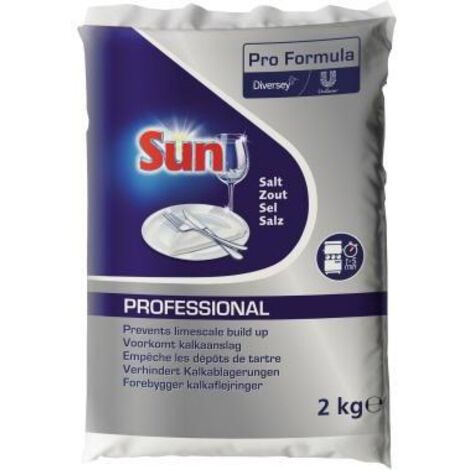 SUN Spülmaschinensalz Professional 2 kg/Pack. Professional 2 kg/Pack.