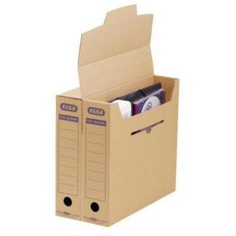 ELBA Archivbox tric System 100421087 für DIN A4 naturbraun (1/4)