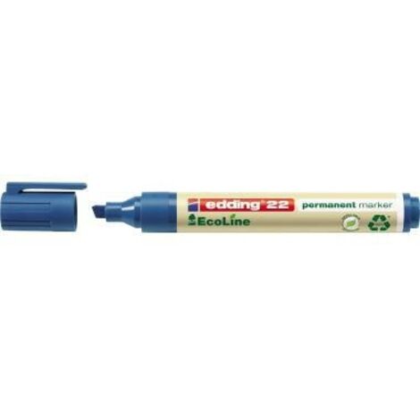 EDDING Permanentmarker edding 22 EcoLine 1-5mm blau edding 22 EcoLine 1-5mm blau