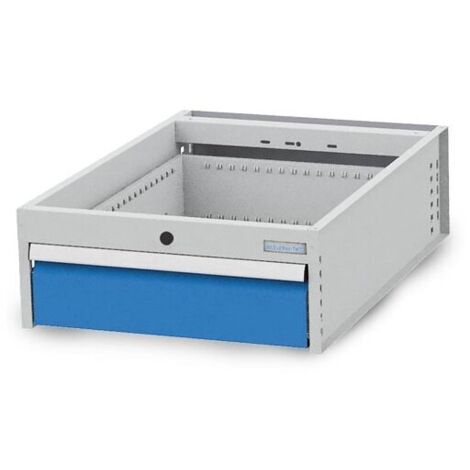 Hängeschublade B541xT736xH208mm signalblau Vollauszug f.Werkbank (1/3)