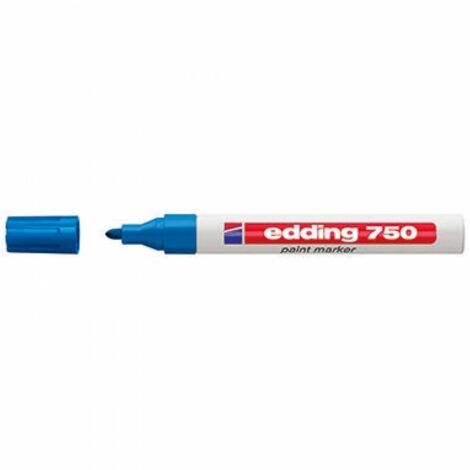 edding Lackmarker 750 4-750-9-010 2-4mm Rundspitze permanent h.blau