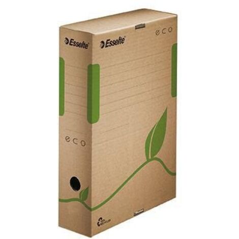 Esselte Archivbox ECO 623916 8x32,7x23,3cm Karton naturbraun (1/4)