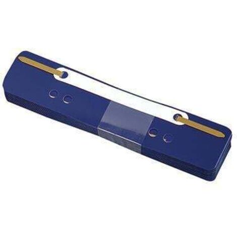 Soennecken Heftstreifen 3174 kurz Kunststoffdeckl. d.bl 25 St./Pack. (1/4)