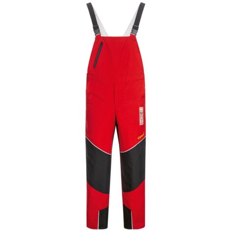ELYSEE Schnittschutzlatzhose SPEIERLING rot/schwarz/gelb, Größe: Gr. 60 (1/5)