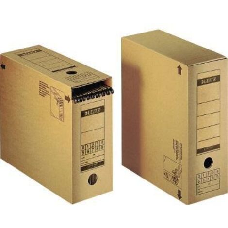 Leitz Archivbox 60860000 DIN A4 max. 116mm Wellpappe natronbraun (1/4)