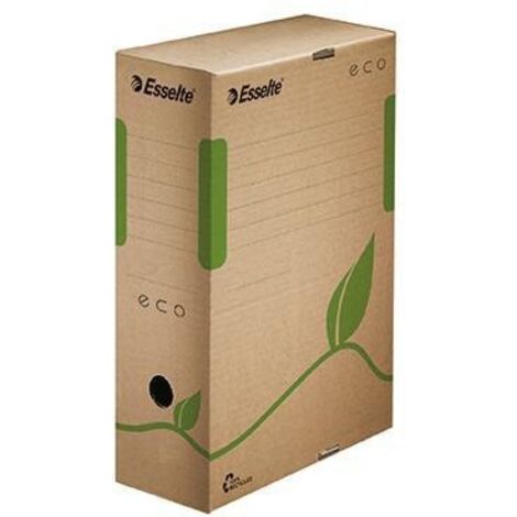 Esselte Archivbox ECO 623917 10x32,7x23,3cm Karton naturbraun (1/4)