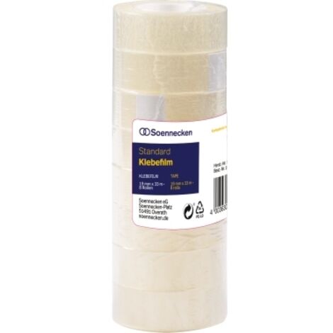 Soennecken Klebefilm 5847 19mmx33m transparent 8 St./Pack.