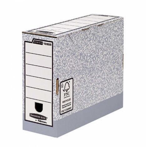 Bankers Box Archivschachtel System 1080501 grau/weiß (1/5)