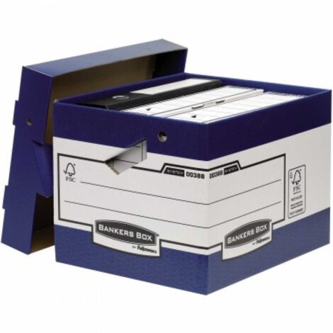 Bankers Box Archivbox Ergo Box Heavy Duty 0038801 blau (1/5)