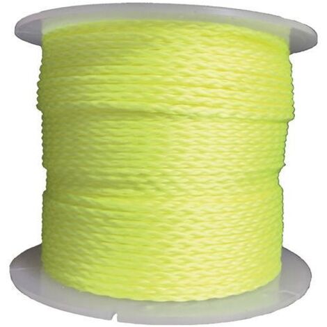 OVERMANN 008502001601000AA Pflastererschnur Länge 100 m 60 kg Polypropylen gelb
