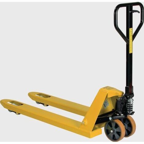 Gabelhubwagen Gabel-L.1150mm Trgf.2200kg STA signalgelb Polyurethan/Nylon (1/2)