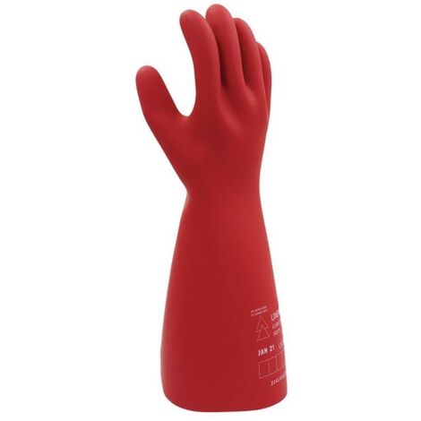Elektrikerhandschuhe Gr.10 rot 7500V EN 60903:2003 PSA III (1/3)