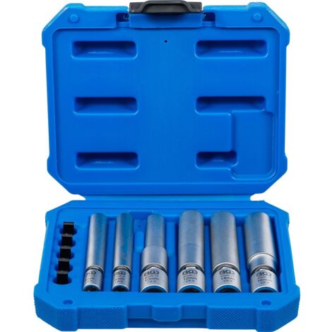 BGS 80000 Glüh- und Zündkerzen-Gelenk-Einsatz-Satz , Antrieb Innenvierkant 6,3 mm (1/4") / 10 mm (3/8 (1/5)