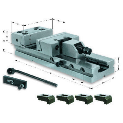 Maschinen-Schraubstock MSR 125/SPW150
