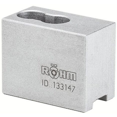Röhm Aufsatzbacken Größe 160, 2-Backen-Satz, härtbar Spitzverzahnung 90° - 133147 (1/5)