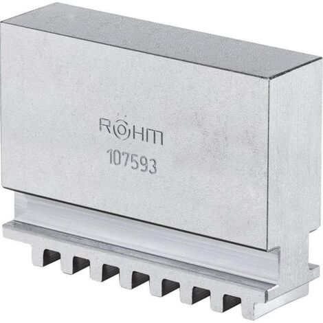 Röhm Blockbacke BL, Größe 500/630, 4-Backensatz, DIN 6350 ungestuft, ungehärtet - 107645 (1/5)