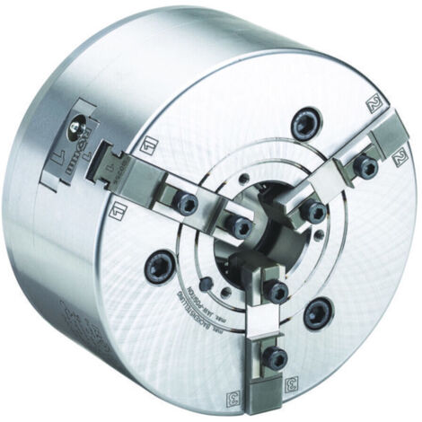 Röhm Kraftspannfutter DURO-NC 250, 3-Backen, DIN 6353, Zentralentriegelung, schrägverzahnt - 159458 (1/4)