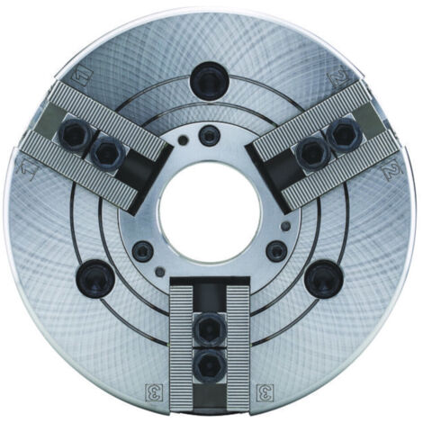 Röhm Kraftspannfutter KFD-HE 170, 3-Backen, Spitzverzahnung90°, Zylindrische Zentrieraufnahme - 154384 (1/4)