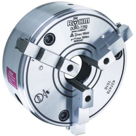 Röhm DURO-T 160, KK 5, ISO 702-3, Stehbolzen und Bundmutter, einteilige Umkehrbacken - 437501 (1/2)