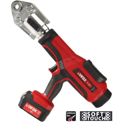 VIRAX Akku-Pressmaschine VIPER P25+ 18V / 1x 1,5 Ah Akku + Ladegerät in VIRABOX - 253263 (1/2)