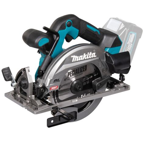 Makita – Akku-Handkreissäge 40V HS012GZ – Bürstenloser Motor – Schnitttiefe 57mm – Für Hartholz und Metall – Inkl. Parallelanschlag und Sägeblatt (1/5)