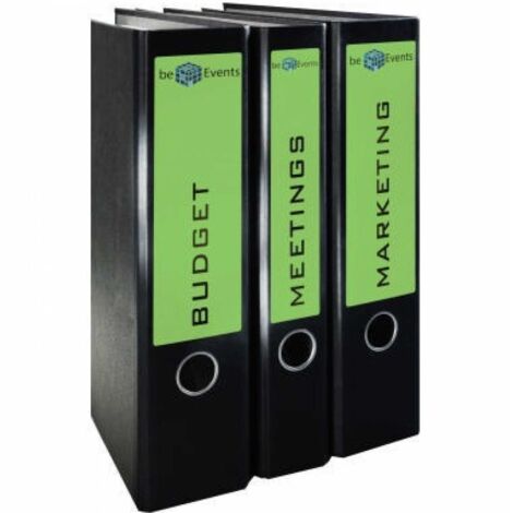 Ordnerrückenetikett ultragrip schmal/kurz 38 x 192 mm (B x H) selbstklebend ohne Griffloch grün 140 Etik./Pack. (1/5)