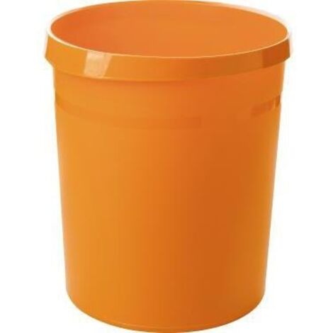 Papierkorb GRIP 31,2 x 35 cm (D. x H) 18l Polypropylen Farbe: orange 1 Sortierfach