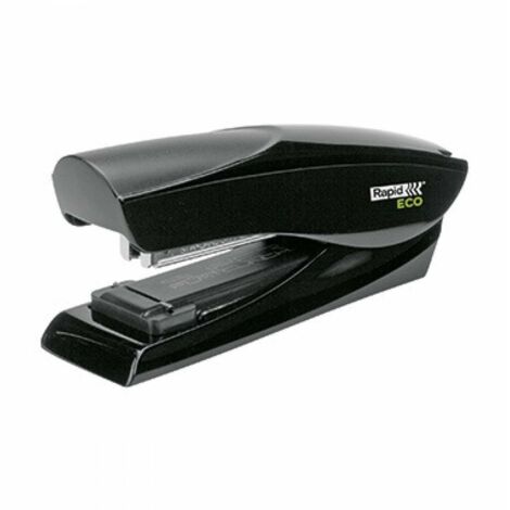 Heftgerät ECO Half Strip 24/6 26/6 Flachheftung/nageln 25 Bl. (80 g/m²) Kunststoff schwarz (1/5)