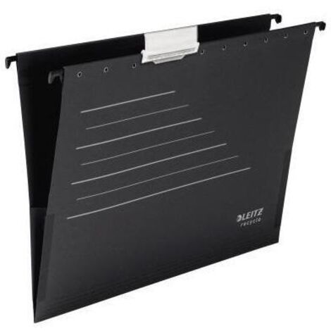 Hängetasche ALPHA® Recycle DIN A4 250g/m² Karton 100 % recycelt schwarz (1/4)
