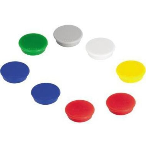 Franken Magnet  (Ø) 24 mm rund Mehrfarbig, Farbauswahl nicht möglich 10 St. HM20 99 (1/3)